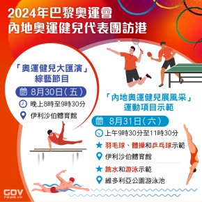 2024年巴黎奧運會內地奧運健兒代表團-羽毛球、體操及乒乓球運動項目示範