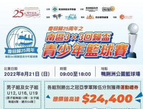 「慶回歸25周年之南區3×3回歸盃青少年籃球賽」